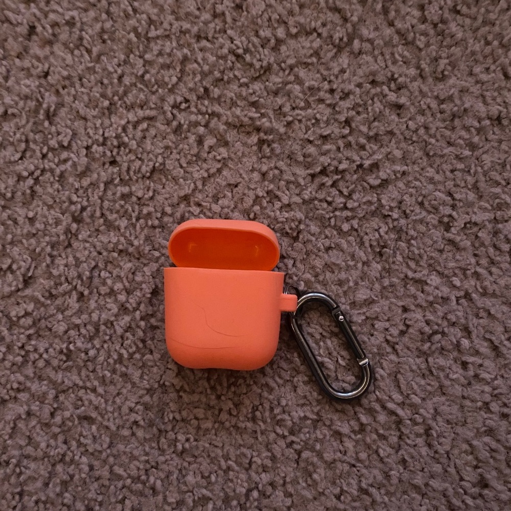 orange airpods case